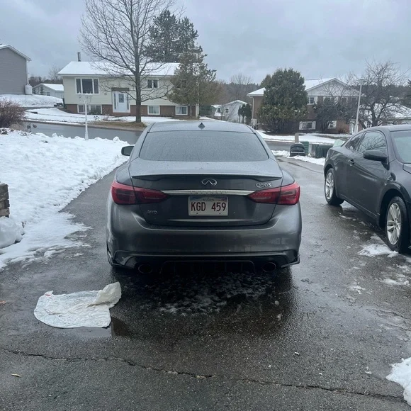 2014-2023 Infiniti Q50 Rear Side Skirts Rear Spats - Picture 4 of 7